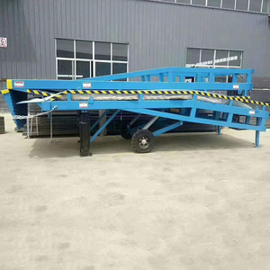 Mobile Hydraulic Container <strong>Loading</strong> and <strong>Unloading</strong> Forklift Ramps Work <strong>Platform</strong> - Product Image 3
