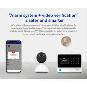 2025 Neuestes 4G Anti-Diebstahl-WiFi-Alarmsystem mit integrierter Überwachungs kamera in APP-und CMS-Center-Überwachungs software - Product Image 5