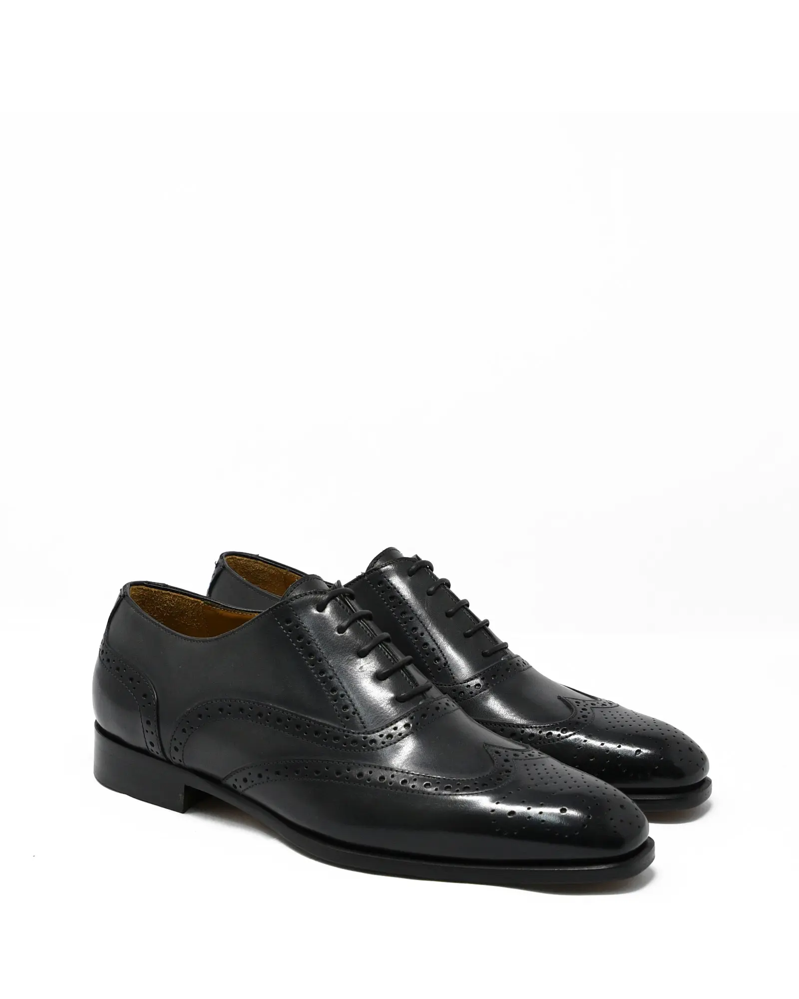 औपचारिक अवसर के लिए पुरुषों के लिए ब्रौज जूते, उत्पादन 100% इटली में हाथ से रंग किया गया है