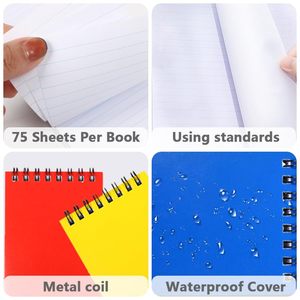 Cuaderno de bolsillo pequeño Mini Bloc de notas en espiral de 3x5 pulgadas Bloc de notas pequeño Cuaderno en espiral pequeño a granel