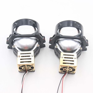 AILECAR3.0インチスモールサン12VハイパワープロジェクターバイLEDプロジェクターゴールデンデザインカーヘッドライトプロジェクター - Product Image 3