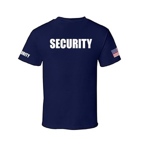 Factory Direct Sell Printed Short Sleeve <strong>T</strong> Shirt Security Guard Uniform Tops for Male and Female - Product Image 2