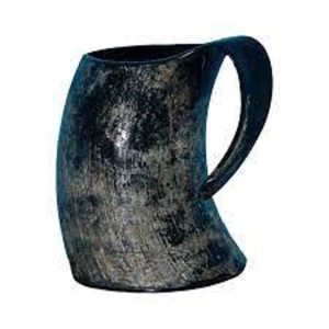 Handcrafted Durable Buffalo Horn <strong>Mug</strong> with Polished Finished Stylish <strong>Animal</strong> Design for Viking Fans Home <strong>Decor</strong> for Cold Beverages - Product Image 5