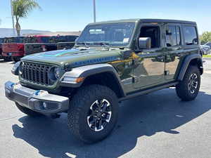2023 <strong>Jeep</strong> Wrangler 4xe Rubicon Turbo SUV with Automatic and Manual Gearbox Light Dark Leather Interior AWD Rear Camera - Product Image 3