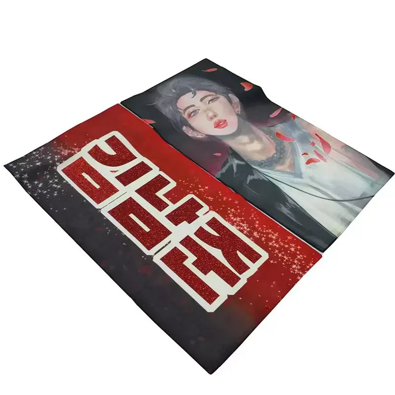 Bannière de slogan d'acclamations de fan de Kpop imprimée double face d'impression personnalisée Offre Spéciale