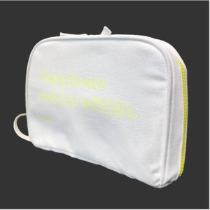 Custom Printed Recycled Cotton Canvas Cosmetic Case Fashionable Daily Makeup <strong>Pouch</strong> with Zipper Low MOQ Travel Accessory - Product Image 2