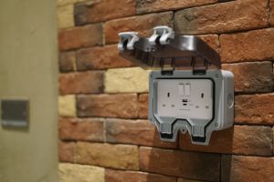 WK防水英国スイッチソケット、USB A C 20W PD3.0、QC3.0タイプC、急速充電 - Product Image 4
