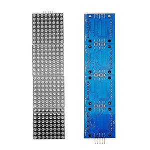 Integriertes Anzeige modul MAX7219 4-Punkt-Matrix-LED-Treibermodul mit elektronischen Komponenten der SCM-Steuerung - Product Image 3
