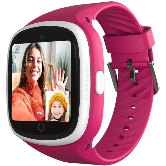 IP67 4G Kids Smart Watch Gps Wifi Lbs Location Tracking 4G Nano Sim Card Support Video Call 1,4" IPS Touch Screen