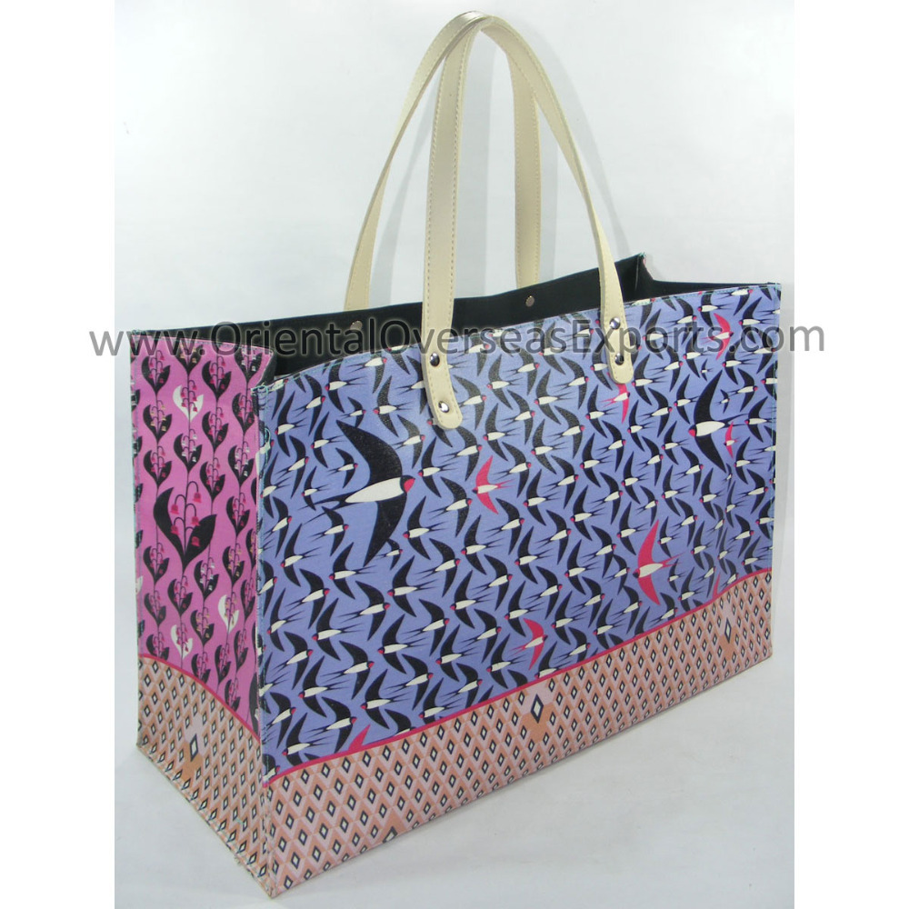 Printed on White Fabric