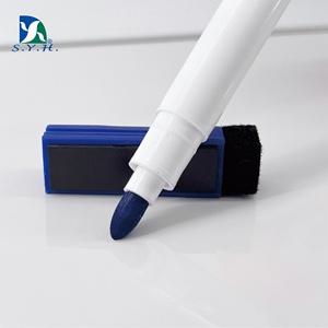 Bút Đánh Dấu Tẩy Khô Từ Tính Kèm Cục Tẩy Bút Bảng Trắng Đầu Nhỏ Mùi Thấp - Product Image 3