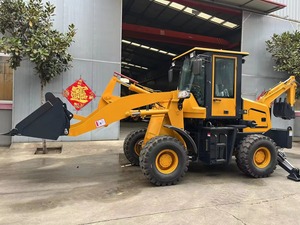 热卖土方机械50反铲4x4 2.5吨拖拉机末端装载机顶级品牌反铲装载机