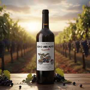 Como UNA Moto, màu đỏ bán ngọt, tempranillo 100%, rượu vol 12%, varietal Tây Ban Nha, 0,75lt, từ castilla La Mancha. - Product Image 4