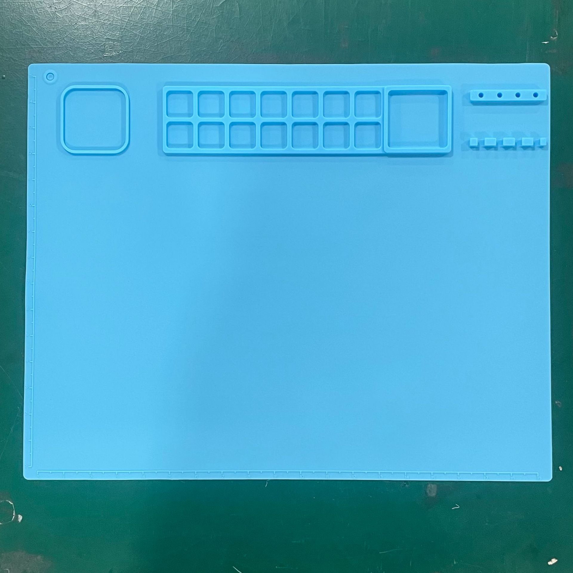 Tapis bleu
