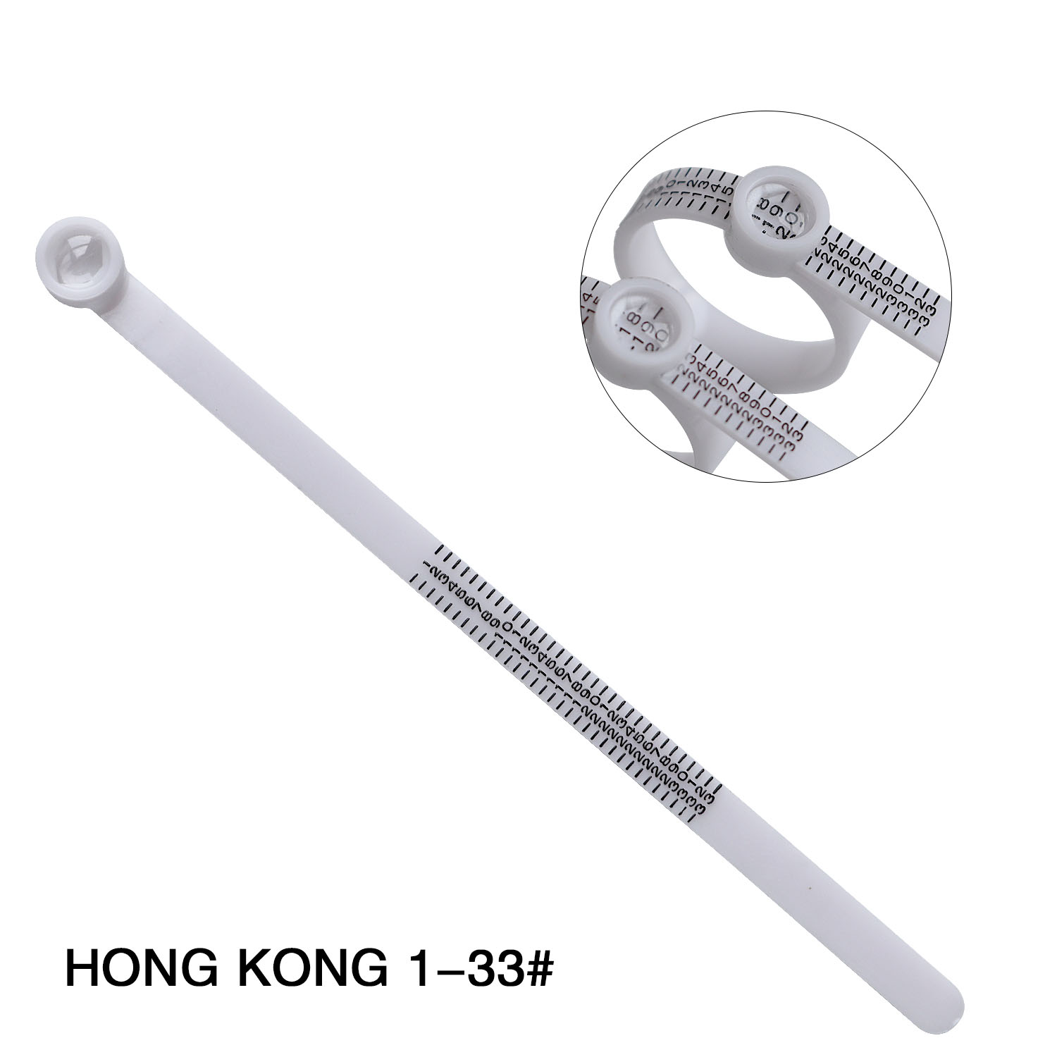 Mètre à bagues de Hong Kong avec loupe