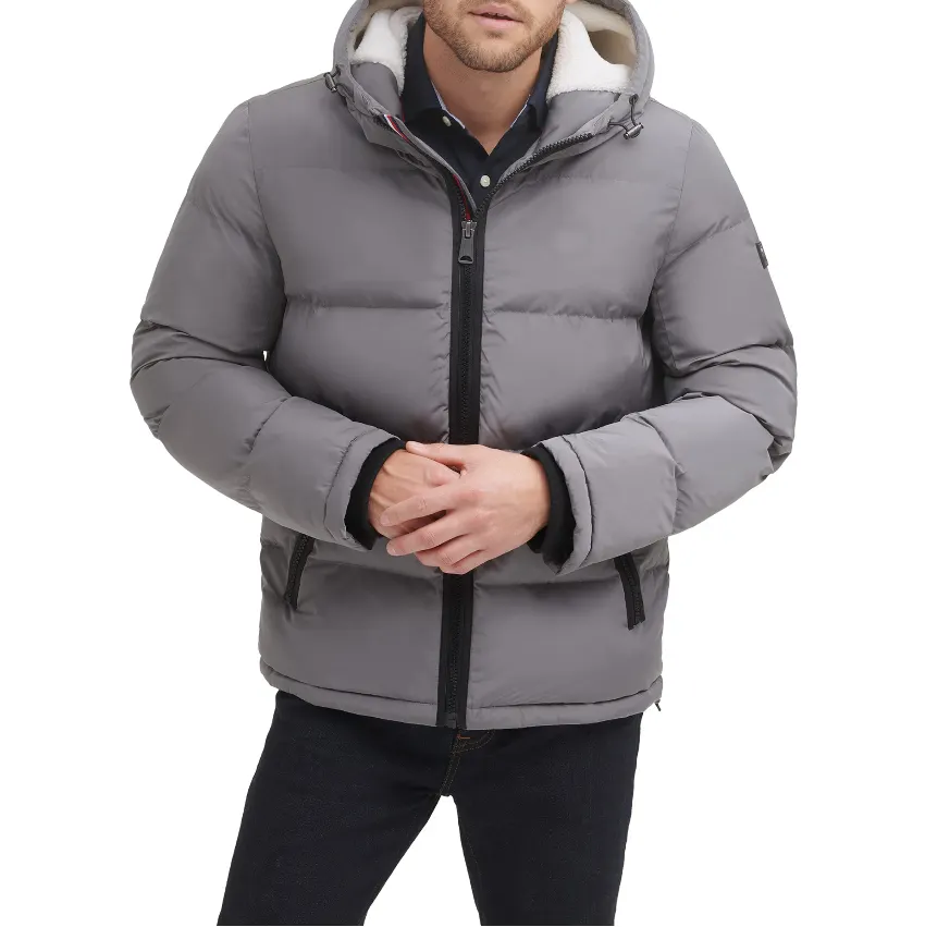 Vente en gros, dernière conception de vêtements, veste souple en duvet pour hommes/Fournisseur direct usine, meilleures vestes en duvet