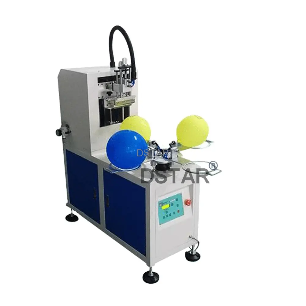 ماكينة طباعة بالوان أحادية شبه آلية بالبلون، طابعة بالونات للشاشة، معدات طباعة بالونات للشاشة بسعر المصنع