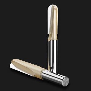 HUHAO 1/4 Shank yarım yuvarlak CNC Router Bit ağaç İşleme araçları karbür yuvarlak alt kırpma freze kesicisi Bit 4477 - Product Image 4