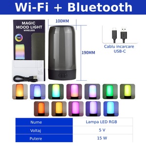 Dim çok renkli akıllı RGB gece lambası müzik atmosfer ışığı oturma odası ve yatak odası için mükemmel hediye - Product Image 2
