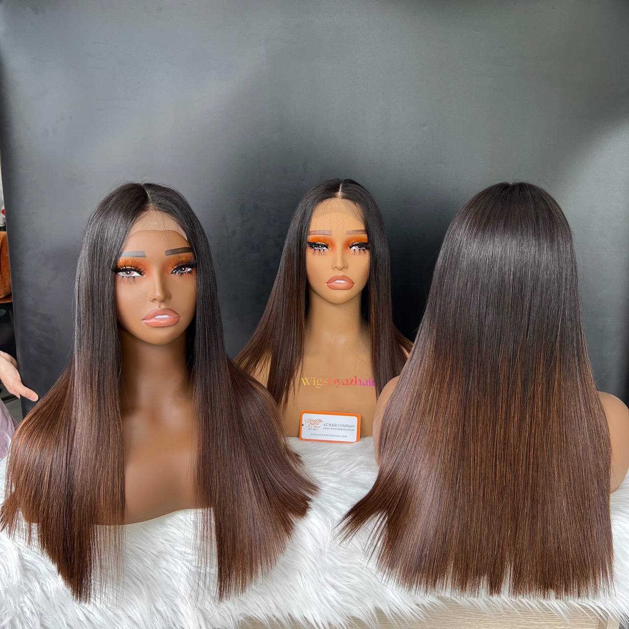 Brown Tip Wig