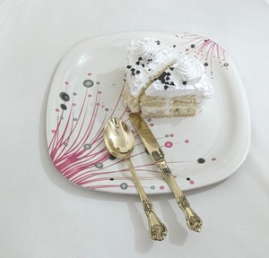 简单优雅的银色成品餐具家用餐厅餐具从印度批发 - Product Image 2