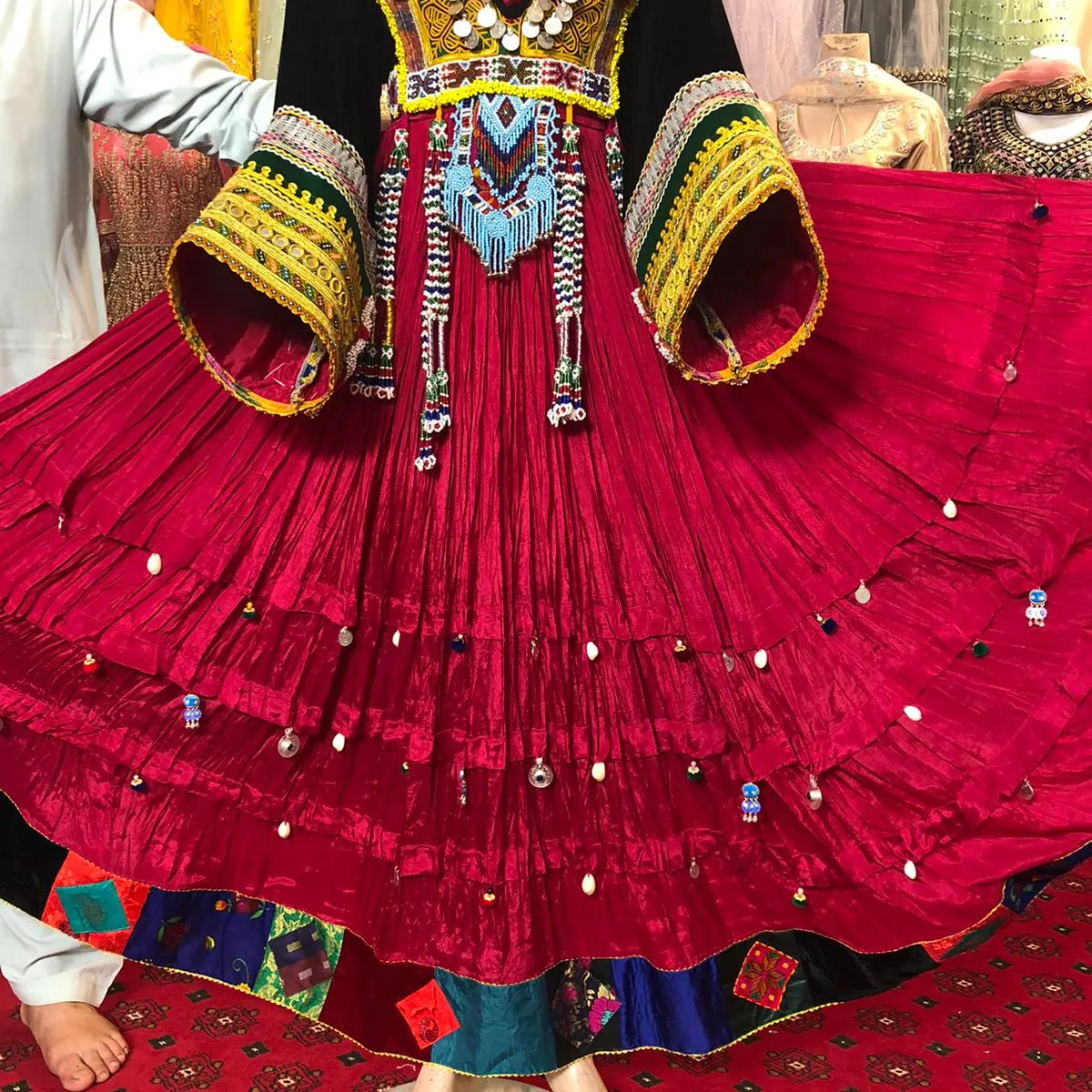 Ultimo Design di alta qualità Afghan Kuchi Dress miglior prezzo abiti afgani