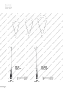 Alman kalite paslanmaz çelik Kevorkian-younge <span class=keywords><strong>Endocervical</strong></span> Sims Curettes jinekoloji aletleri farklı boyutları - Product Image 6