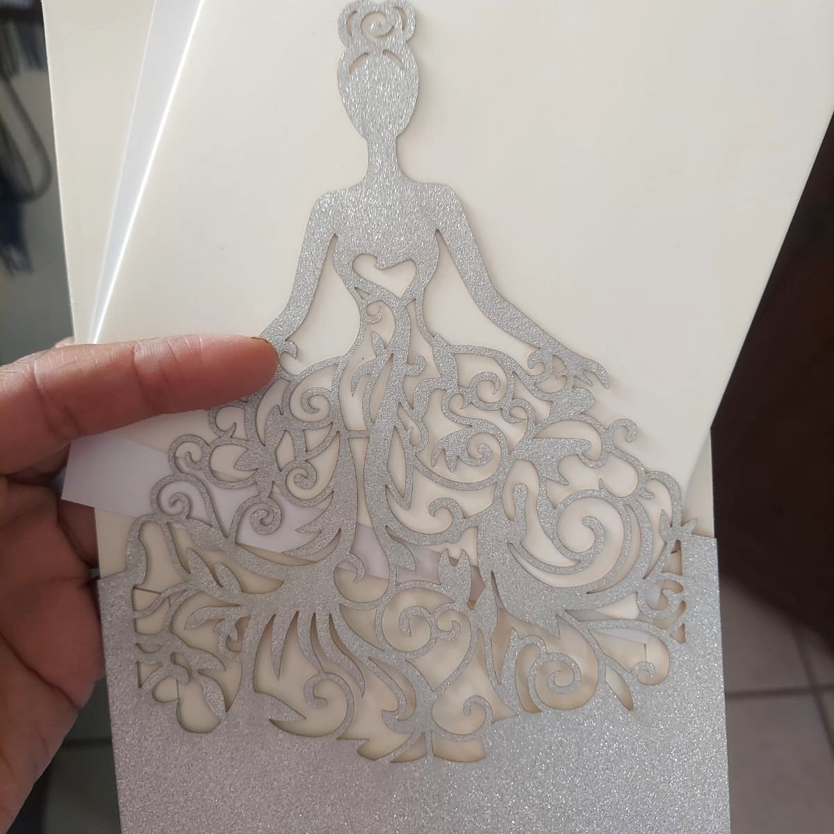 Silver glitter Film