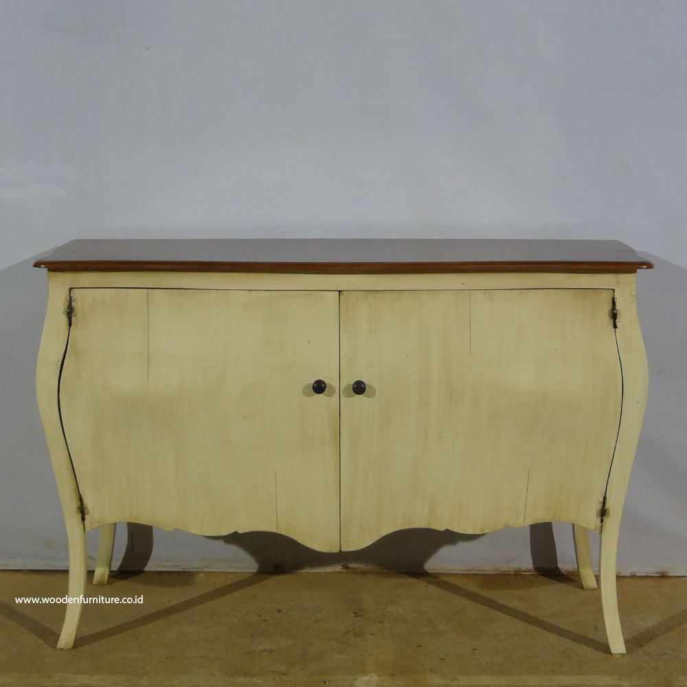 Teinture de bois antique + blanc peint