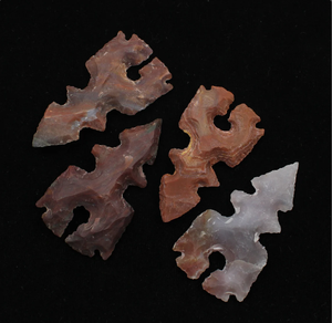 Độc đáo lạ mắt mã não đầu mũi tên Flint <span class=keywords><strong>knapping</strong></span> flaked notched tưởng tượng lưỡi Wicca Quà Tặng loại bỏ tiêu cực Tay Chạm Khắc mũi tên - Product Image 2