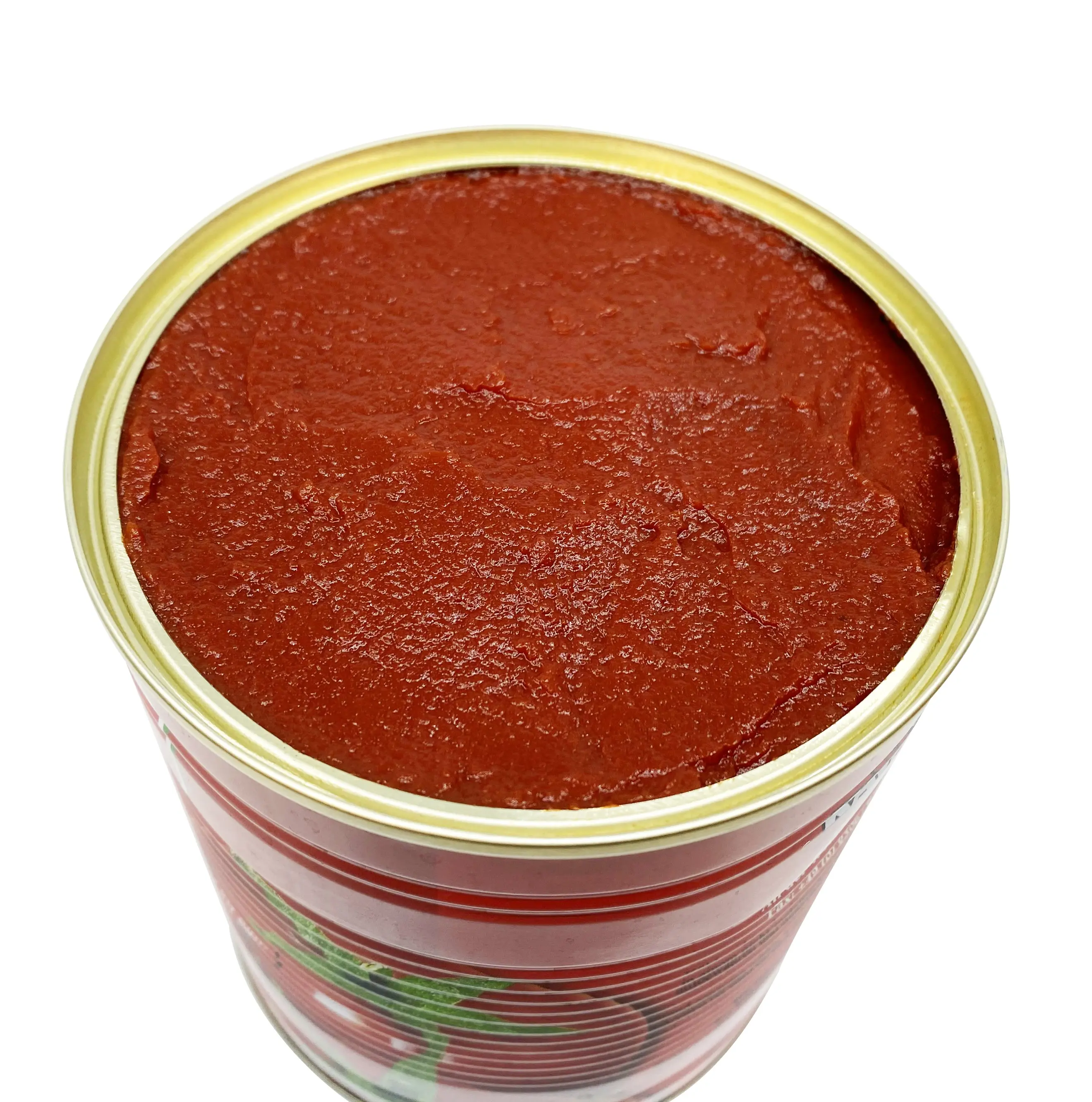 Salsa di concentrato di pomodoro sfusa in scatola in latta e tamburo