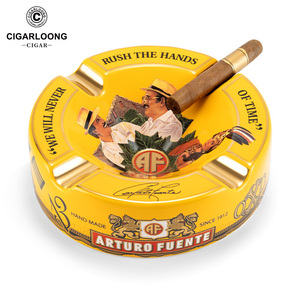 Luxe Ronde Asbak Porseleinen Sigarenbak Rook Keramische Sigarenasbak Set - Product Image 1