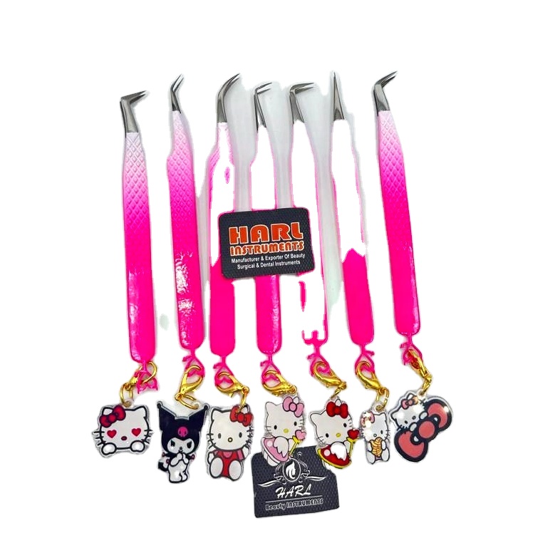 Double Tune Shade Tweezers With Hello Kitty Charms