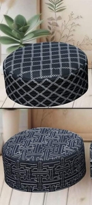 Geleneksel müslüman giyim Muqaddas <span class=keywords><strong>Kufi</strong></span> 2024 namaz şapkalar özel Polyester pamuk Muqaddas <span class=keywords><strong>Kufi</strong></span> satışa şimdi burqa