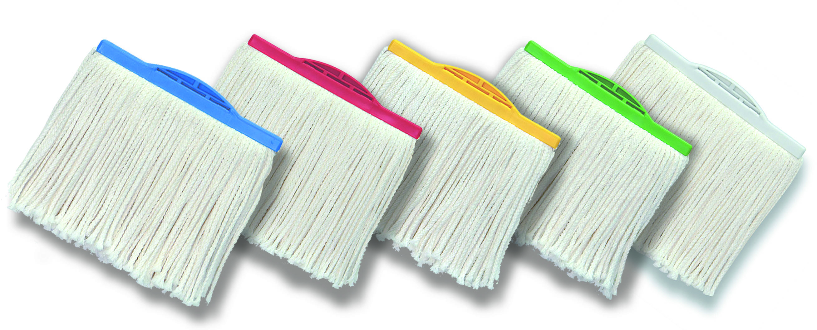 blue, red, yellow, green, and white.