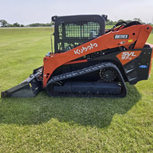 2021 Kubota SVL97-2 б/у передний мини-погрузчик с бортовым поворотом типа ручного оператора без премиальной панели дисплея или быстрого крепления - Product Image 4