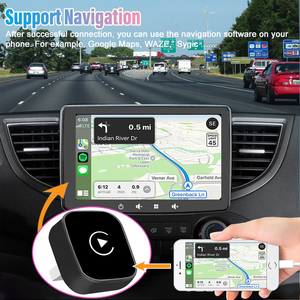 Uniean d18s <span class=keywords><strong>2</strong></span>-in-1 không dây Carplay & <span class=keywords><strong>Android</strong></span> Auto <span class=keywords><strong>Dongle</strong></span> với built-in GPS và <span class=keywords><strong>4</strong></span> gam cho phổ Xe đồ đạc - Product Image 5