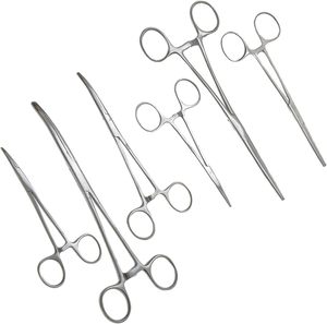 Çok renkli gökkuşağı renk Ultimate Hemostat Set kavisli ve düz İpucu balıkçılık forseps kilitleme forseps üreticisi - Product Image 3