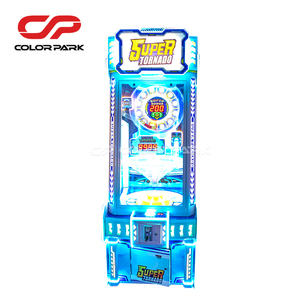 カラフルな公園卸売アーケードゲーム機コイン式ギフトハッピーフィッシュ交換機宝くじ機
