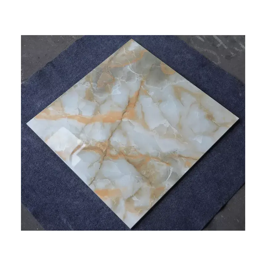 60x60mm High quality cheap price glazed polished porcelain floor tiles for living room area