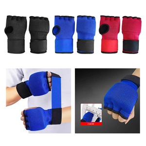 Cheap Gel Padded Hand Wraps <strong>Elastic</strong> Hand Wraps for Boxing Gloves Quick Wraps Men Kickboxing Custom Made Muay Thai MMA Bandages - Product Image 2