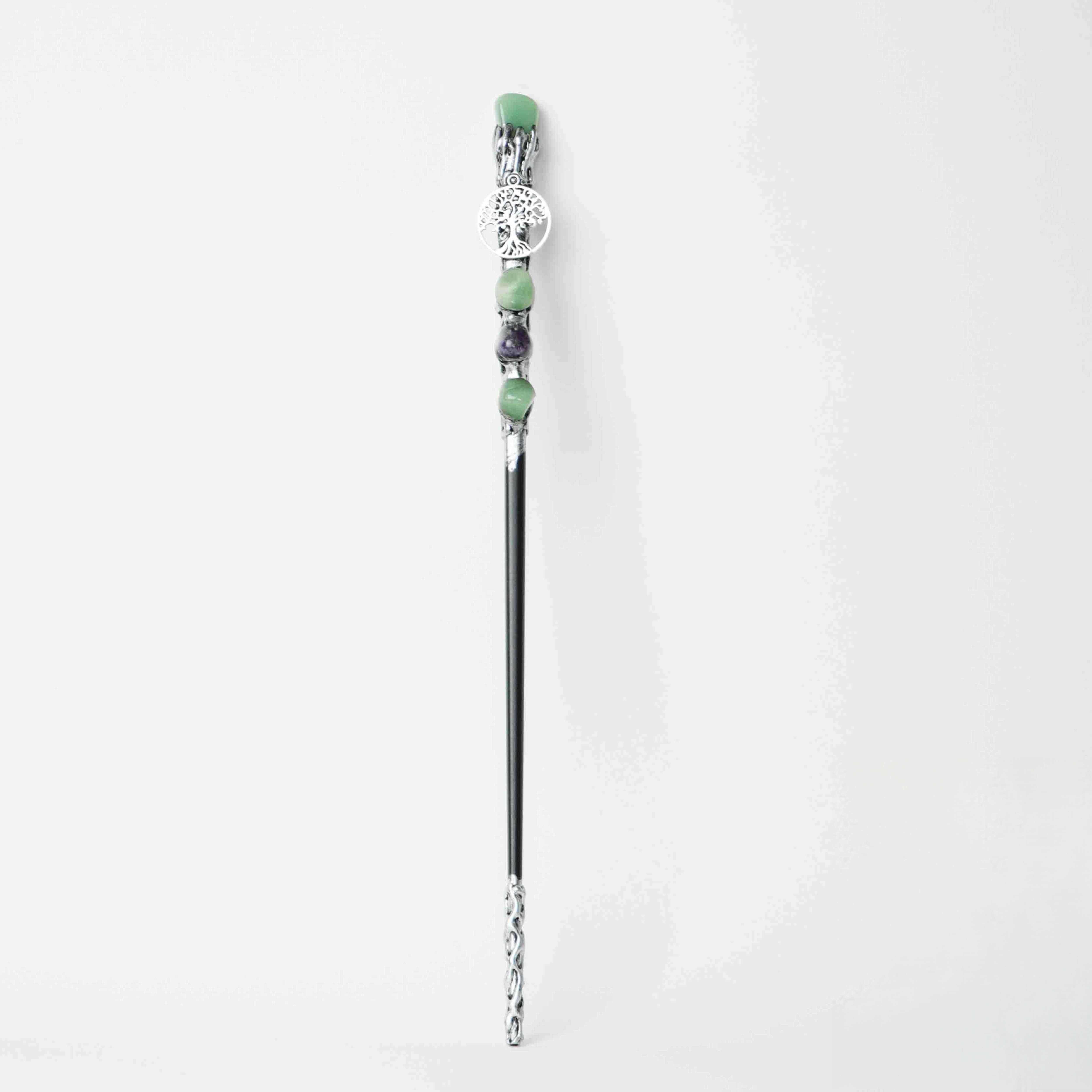 emerald green/silver/black