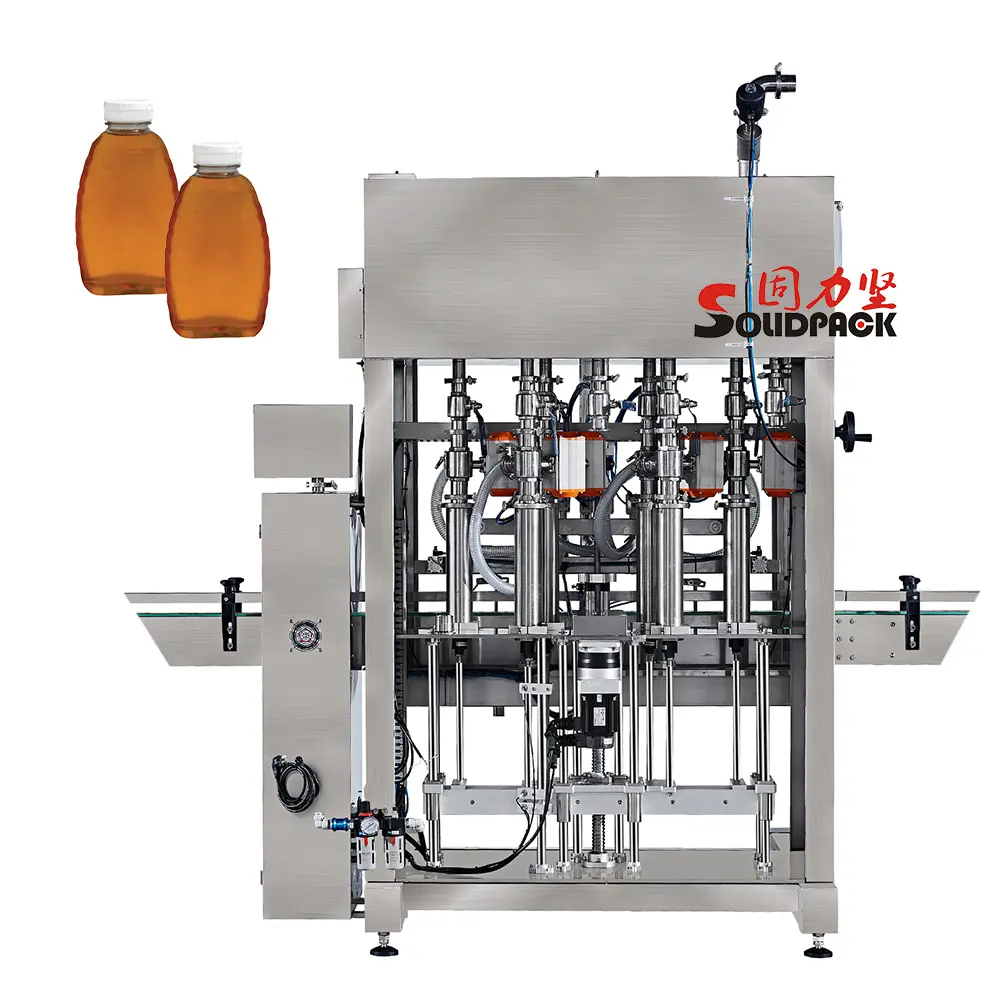 Solidpack fully automatic with scales honey filling sealing machine