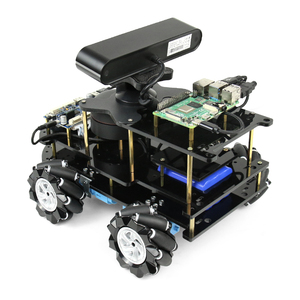 Aismartlink ahududu Pi 4B ROS Robot Mecanum tekerlek AI araba SLAM inşaat haritası navigasyon Python programlama