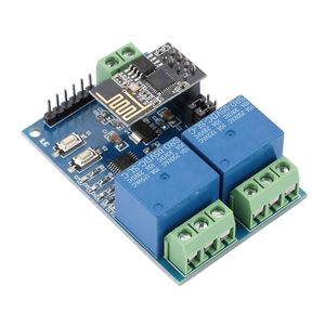 5V ESP8266 Dual Channel <strong>WiFi</strong> Relay Module IOT <strong>WiFi</strong> Wireless Relay Module Internet of Things Smart Home Phone APP Remote Switch