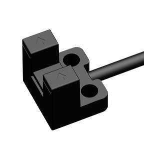 Sensor de ranura óptica de alta precisión NPN PNP Enchufe LED infrarrojo para detección de etiquetas de objetos pequeños Sensor de ranura