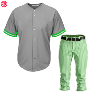 定制最新设计好材料棒球服透气面料和高品质材料面料棒球服 - Product Image 4