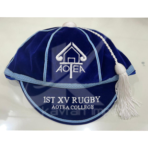 Honours kap kadife uluslararası rugby kapaklar özel toptan Honours kapaklar üretici ve tedarikçi - Product Image 2