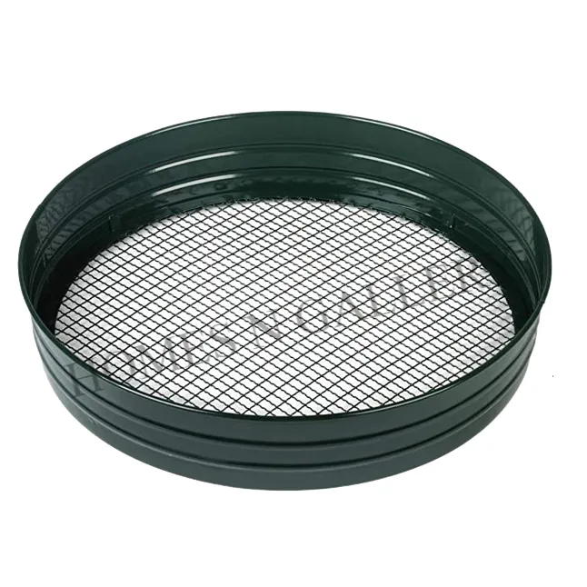 Latest New Arrival Dark Green 20 mm 1/4 Steel Iron Round Shape Mesh Riddle Sieve With Amazing Finishing At Cheap Price