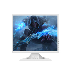 Monitor TFT LED de 17 pulgadas, entrada HD VGA, monitor de ordenador de escritorio de 17 pulgadas, CC 12V